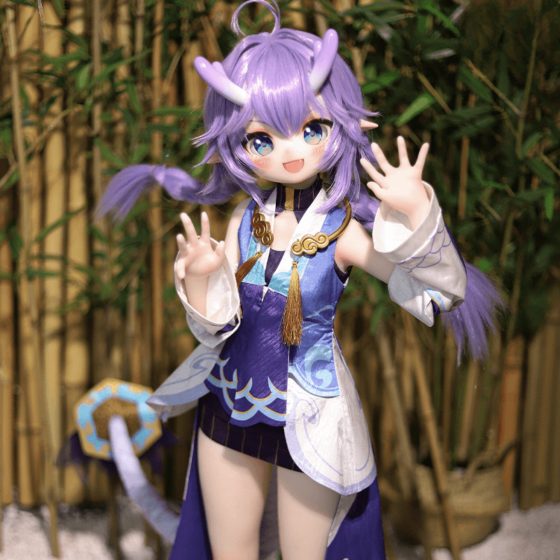85cm White Dragon Game Action Figures Doll - Mozu Doll North America