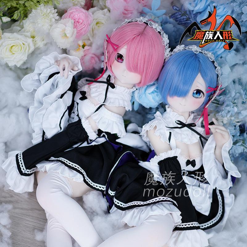 85cm Rem & Ram Anime Action Figures Doll - Mozu Doll North America