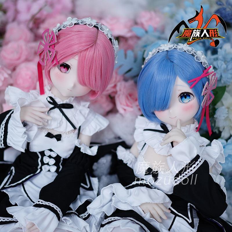 85cm Rem & Ram Anime Action Figures Doll - Mozu Doll North America