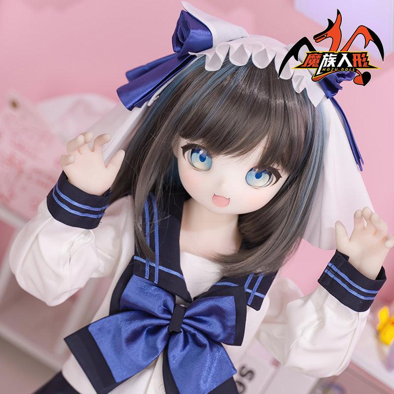 85cm Neko Action Figures Doll Gaming Cosplay Edition (Wig)