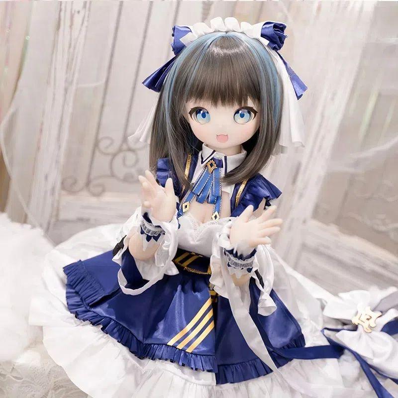 85cm Neko Action Figures Doll Gaming Cosplay Edition (Wig)