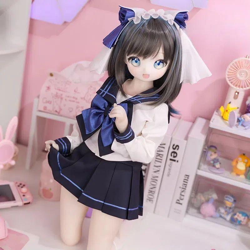 85cm Neko Action Figures Doll Gaming Cosplay Edition (Wig)