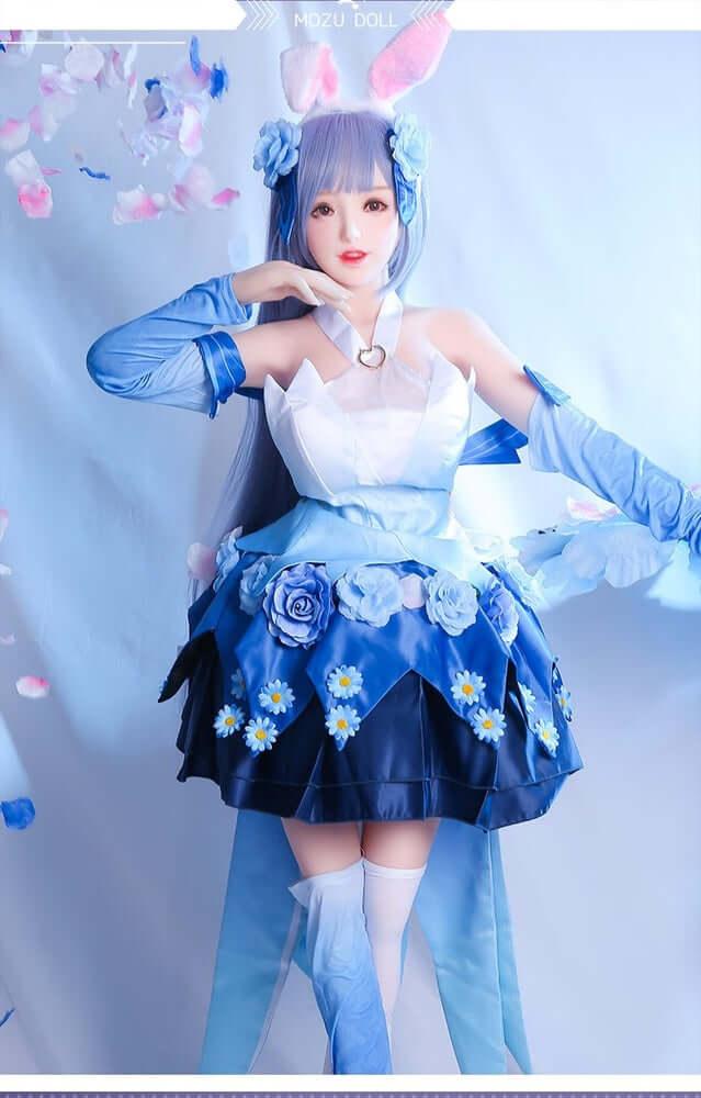 145cm Flora 1:1 Scale Anime Series Silicone/TPE Realistic Doll - Mozu Doll North America