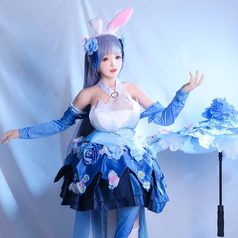 145cm Flora 1:1 Scale Anime Series Silicone/TPE Realistic Doll - Mozu Doll North America