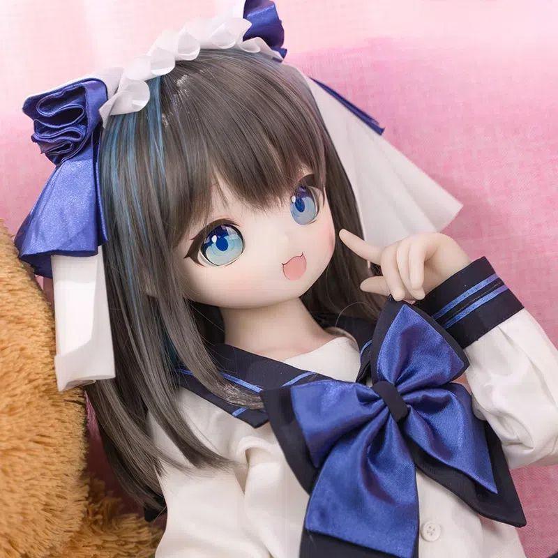 85cm Neko Action Figures Doll Gaming Cosplay Edition (Wig)