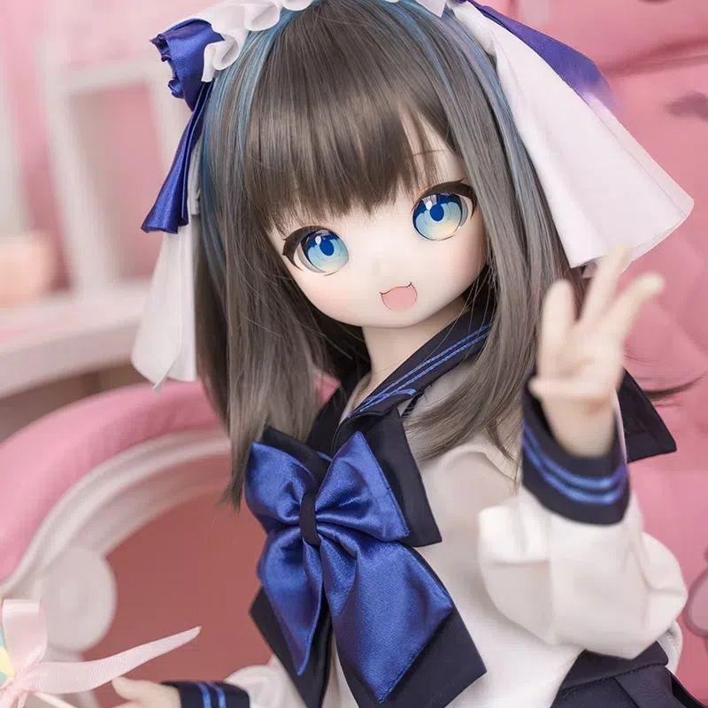 85cm Neko Action Figures Doll Gaming Cosplay Edition (Wig)