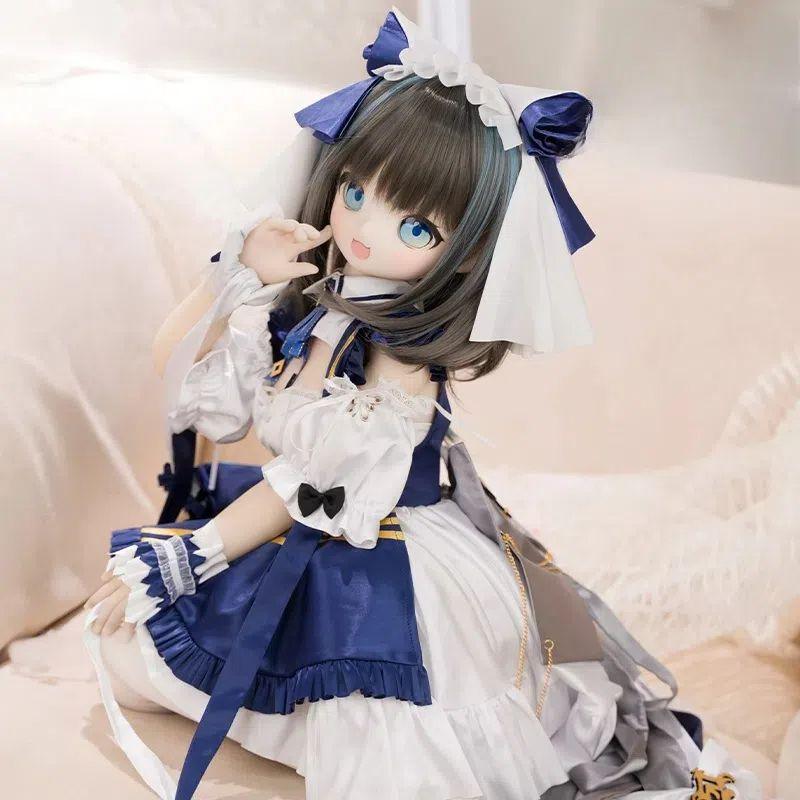 85cm Neko Action Figures Doll Gaming Cosplay Edition (Wig)