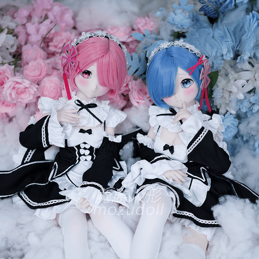 85cm Rem & Ram Anime Action Figures Doll - Mozu Doll North America