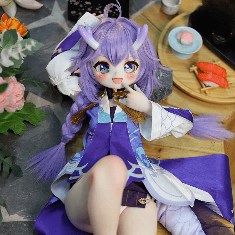 85cm White Dragon Game Action Figures Doll - Mozu Doll North America
