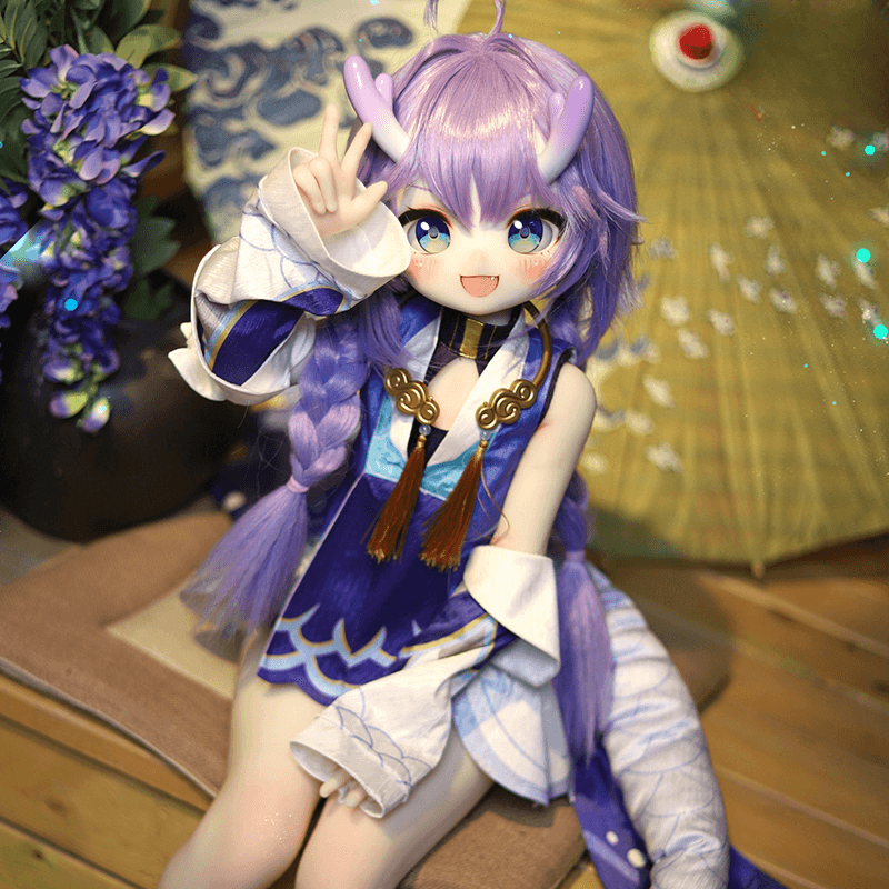 85cm White Dragon Game Action Figures Doll - Mozu Doll North America