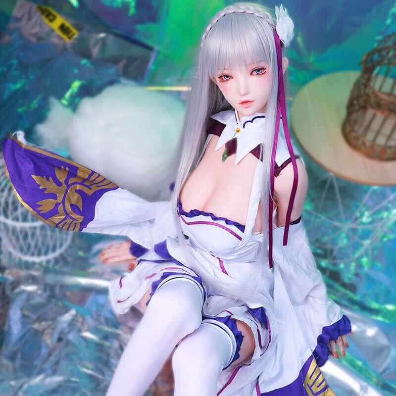 163cm Emilia Re:Zero Series 1:1 Scale Anime Series Doll - Mozu Doll North America
