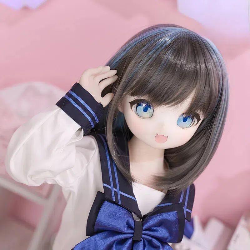 85cm Neko Action Figures Doll Gaming Cosplay  Edition (Wig)