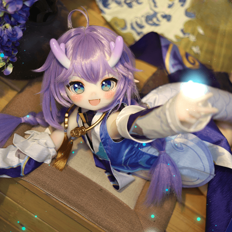85cm White Dragon Game Action Figures Doll - Mozu Doll North America