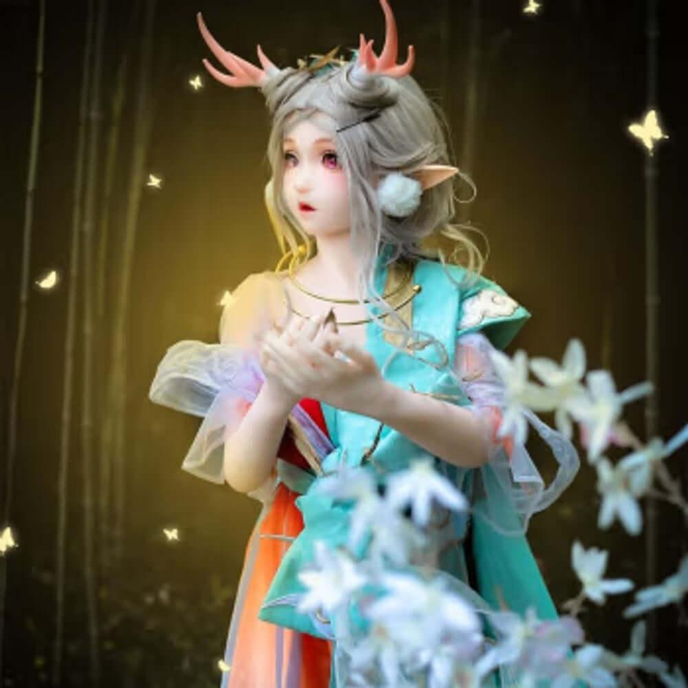 145cm Yaoyao 1:1 Scale Game Series Silicone/TPE Realistic Doll - Mozu Doll North America