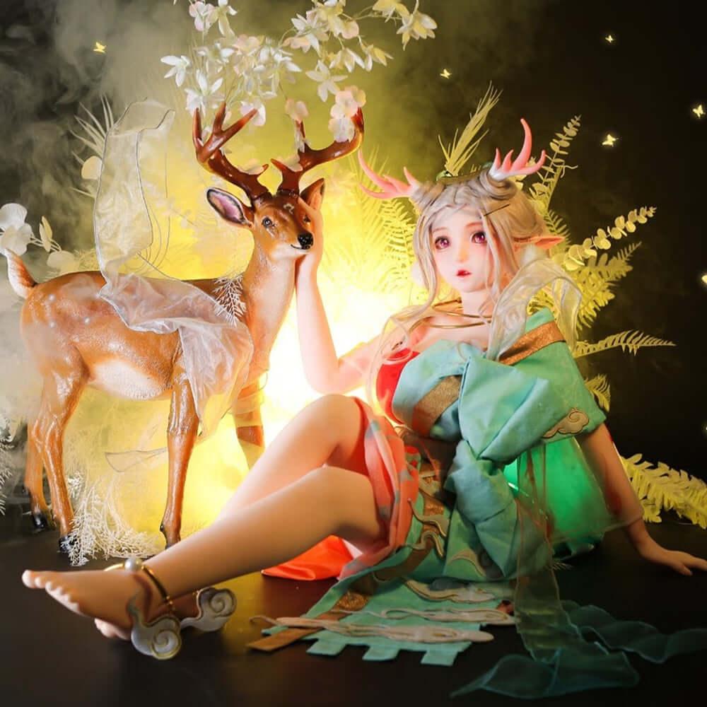 145cm Yaoyao 1:1 Scale Game Series Silicone/TPE Realistic Doll - Mozu Doll North America