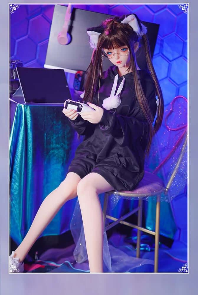 145cm Black Cat 2.0 1:1 Scale Anime Series Silicone/TPE Realistic Doll - Mozu Doll North America