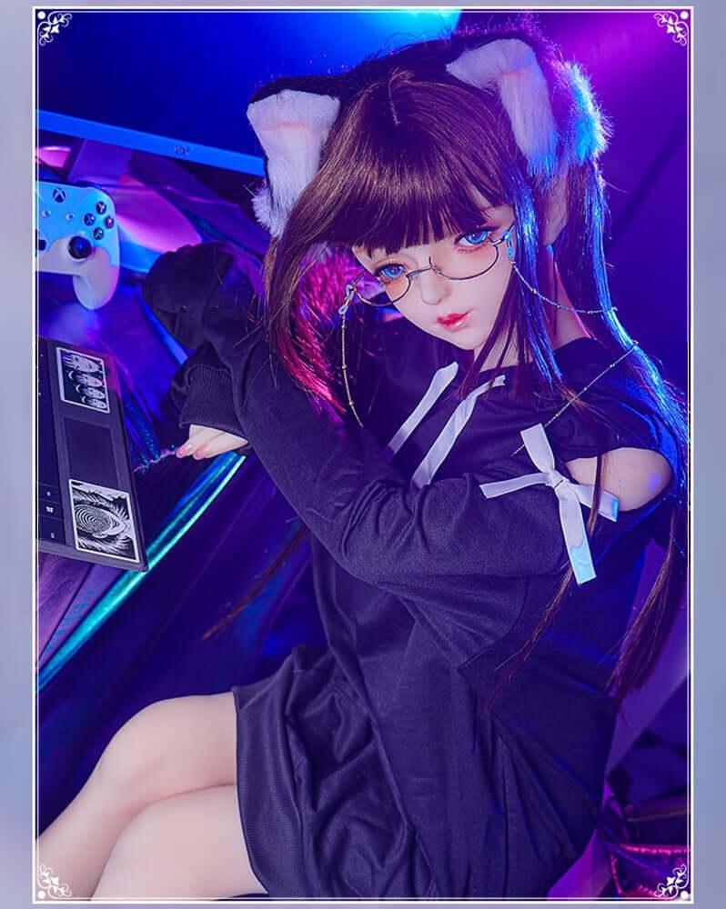 145cm Black Cat 2.0 1:1 Scale Anime Series Silicone/TPE Realistic Doll - Mozu Doll North America