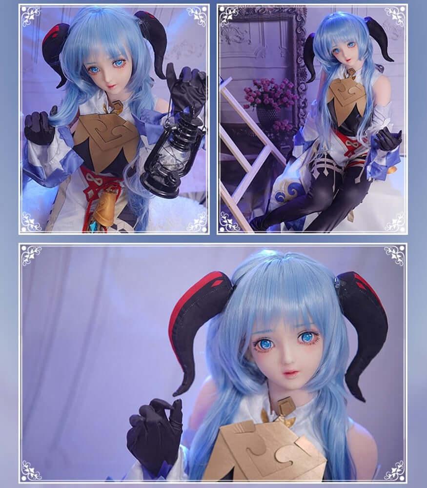 145cm Mumu 1:1 Scale Anime Series Silicone/TPE Realistic Doll - Mozu Doll North America